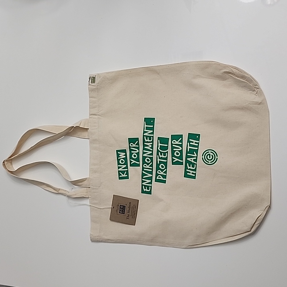 Eco Bags x Environmental Working Group EWG The Hudson 100% Cotton Tote NWT